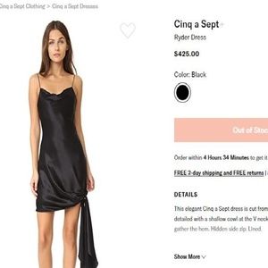 NYE perfection - BNWT Cinq a Sept Ryder Dress